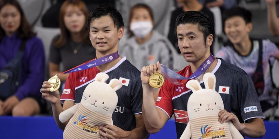 Hiroyuki Endo/Yuta Watanabe Lega Bisa Juara Korea Open 2018 Usai 2 Kali Nyaris Juara