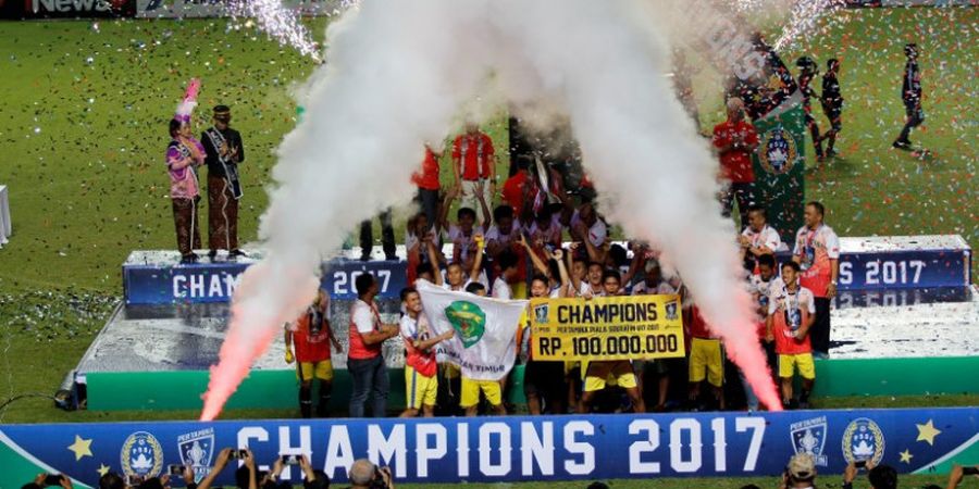 Selain Juarai Piala Soeratin U-17 2017, Penajam Utama U-17 juga Borong Gelar Individu