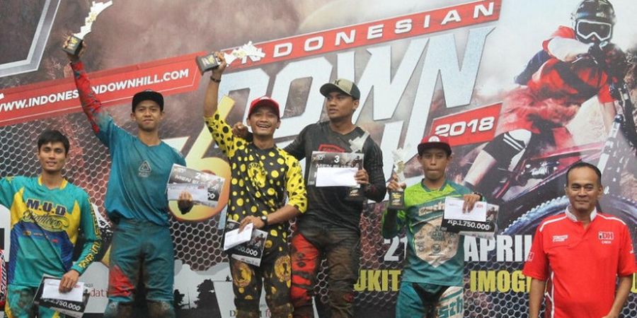 Seri I 76 Downhill 2018 - Atlet Kota Hujan Taklukkan Trek Basah di Kabupaten Bantul