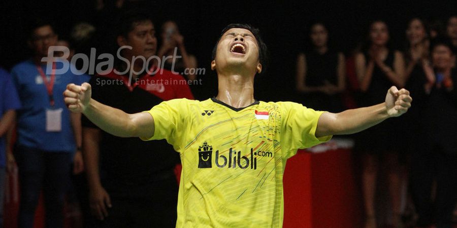 Anthony Ginting dan Harapan akan Prestasi Tunggal Putra Setelah Juarai Indonesia Masters 2018