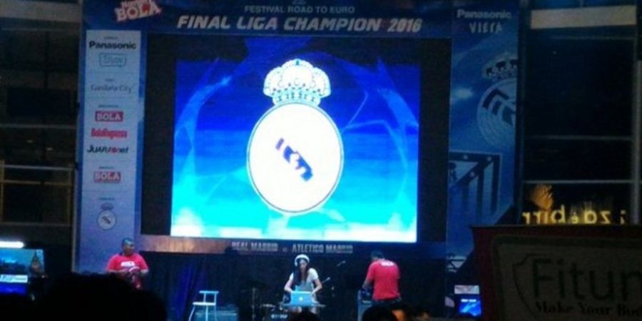 Atmosfer Final Liga Champions di Gandaria City