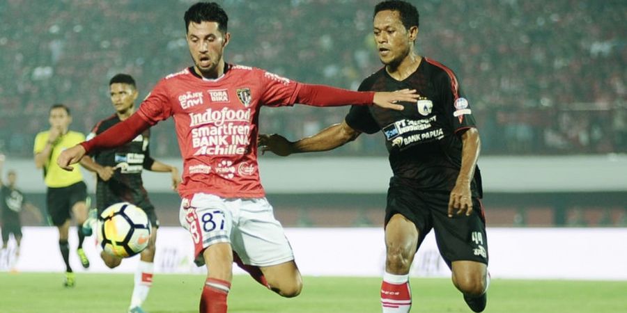 Gol Stefano Lilipaly Pastikan Bali United Bungkam Persipura dan Bawa Serdadu Tridatu Beranjak dari Zona Merah