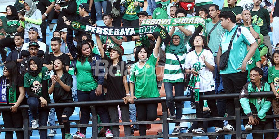 Ternyata Ini Alasan Salah Satu Komunitas Bonek Berani Ajak Keluarga Tamasya di Tribune Stadion Gelora Bung Tomo