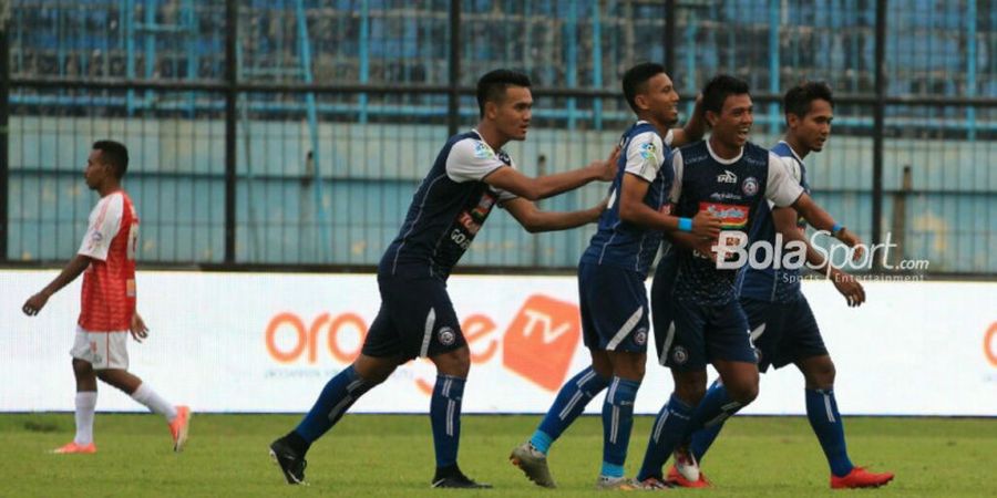 Piala Indonesia 2018 - Babak Pertama, Dedik Setiawan Bawa Arema FC Pimpin Laga Lawan PSBK Blitar