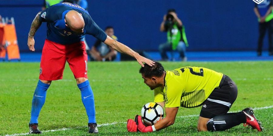 JDT Vs Persija - Macan Kemayoran Kebobolan 2 Gol pada Babak Pertama