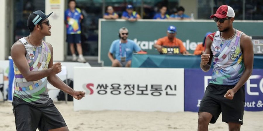 Voli Pantai Asian Games 2018 - Kemenangan Ade Candra/M Ashfiya atas Gilang Ramadhan/Danangsyah Yudistira Bukan Hasil Skenario