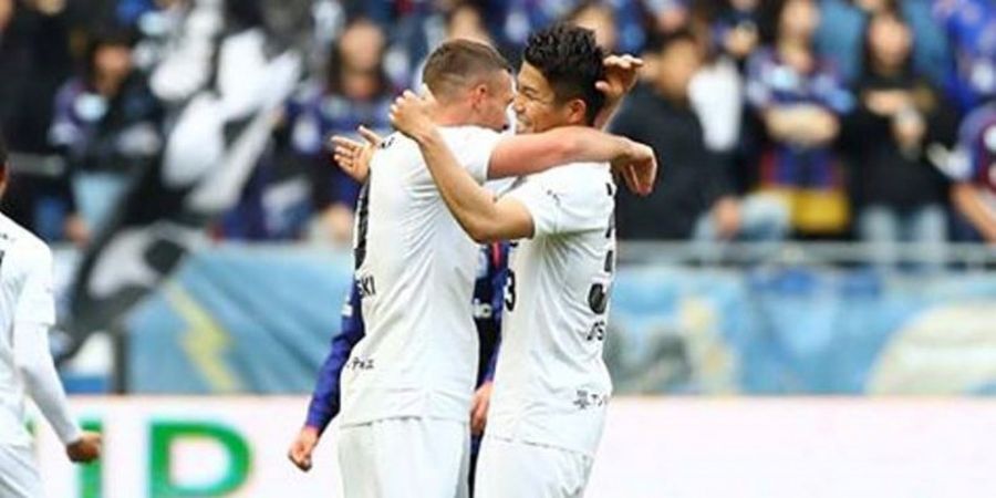 Lukas Podolski Bareng Bek asal Thailand Bawa Klub Jepang Raih Kemenangan Penting