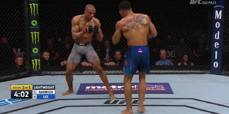 Hasil UFC Fight Night 128 : Edson Barboza Dihajar Lawannya Hingga Babak Belur