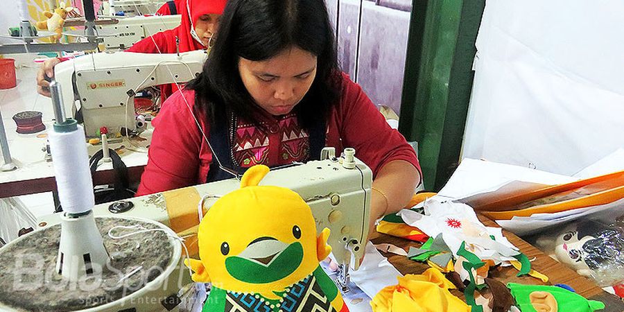 Ternyata Boneka Maskot Asian Games 2018 Diproduksi di Malang