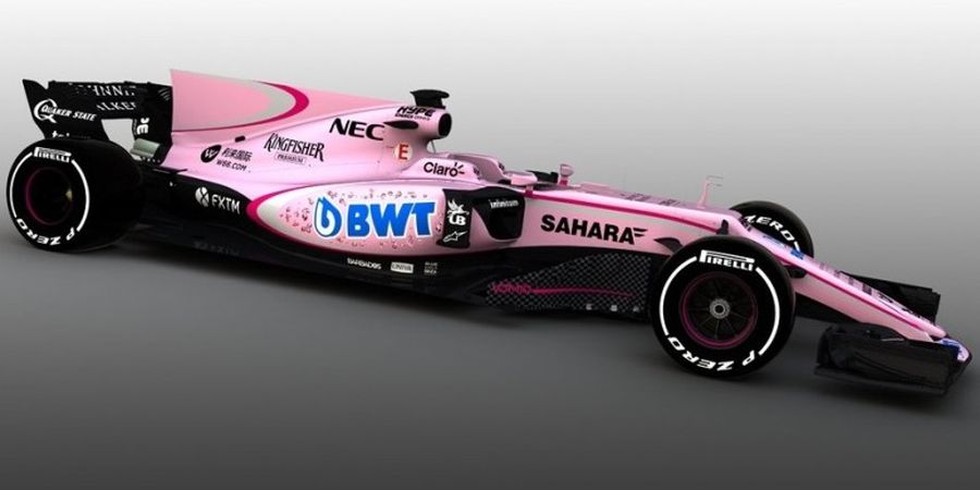 Force India Ramaikan Formula 1 2017 dengan Mobil Warna Pink
