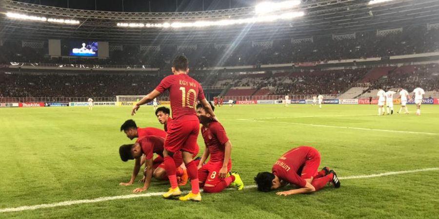 Timnas U-19 Indonesia Unggul atas UEA di Babak Pertama, Satu Kaki Ada di Perempat Final