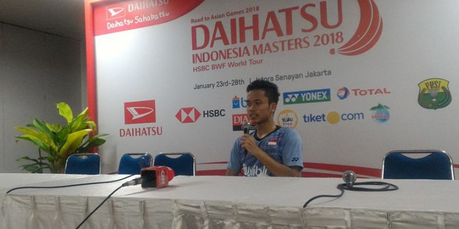 Indonesia Master 2018 - Ini Dia Kunci Kemenangan Mudah Anthony Ginting atas Wakil Hong Kong