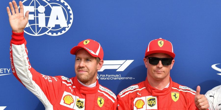 Sebastian Vettel Tolak Ferrari Lakukan Team Order kepada Kimi Raikkonen