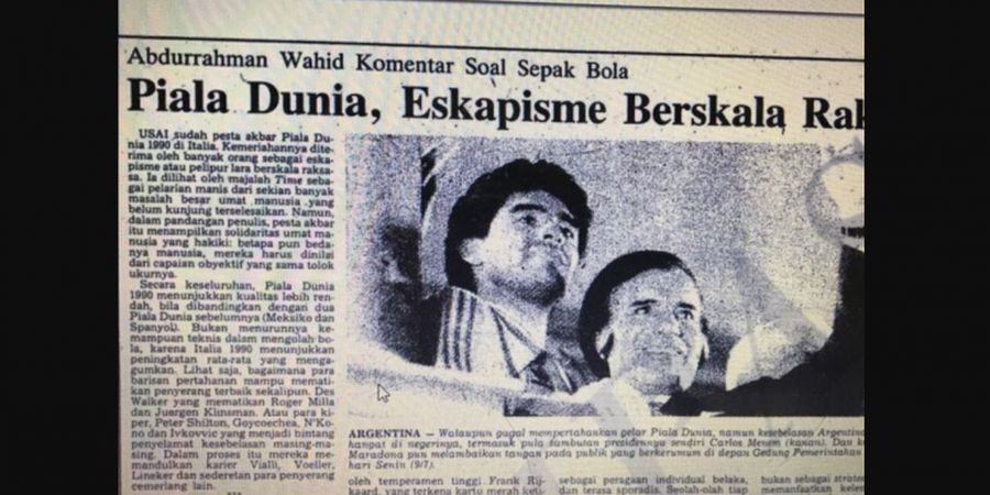 23 Tahun Lalu, Ketika Gus Dur Berbicara soal Timnas Indonesia