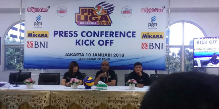 Sudah Cetak 'Hat-trick', Tim Putri Jakarta Elektrik Tak Pasang Target Muluk pada Proliga 2018