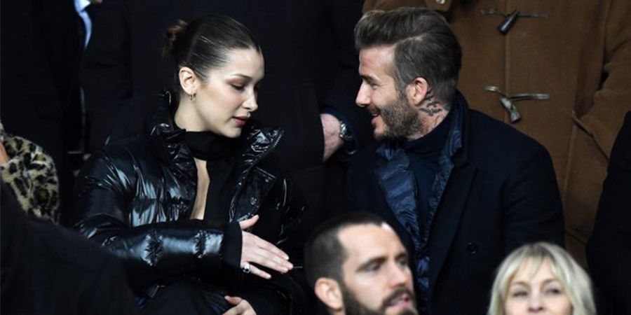 Mesranya David Beckham Nonton Laga PSG Vs Real Madrid bersama Model Seksi, Bukan Victoria Beckham