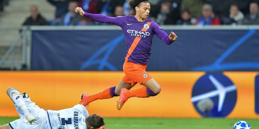 Dikalahkan Manchester City, Kiper Hoffenheim Sebut Leroy Sane Terlalu Cepat