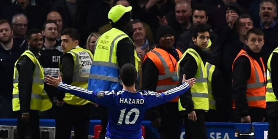 Gol Hazard ke Gawang Tottenham Wujudkan Impian Juara Leicester