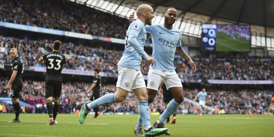 Manchester City Vs Swansea City - Tampil Dominan, Tuan Rumah Unggul 2 Gol pada Babak Pertama