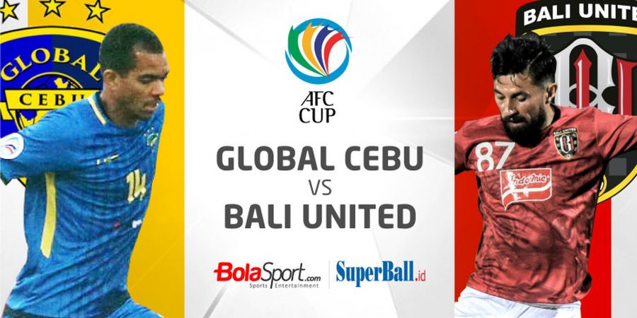 Global Cebu Vs Bali United - Serdadu Tridatu Tertinggal di Babak Pertama