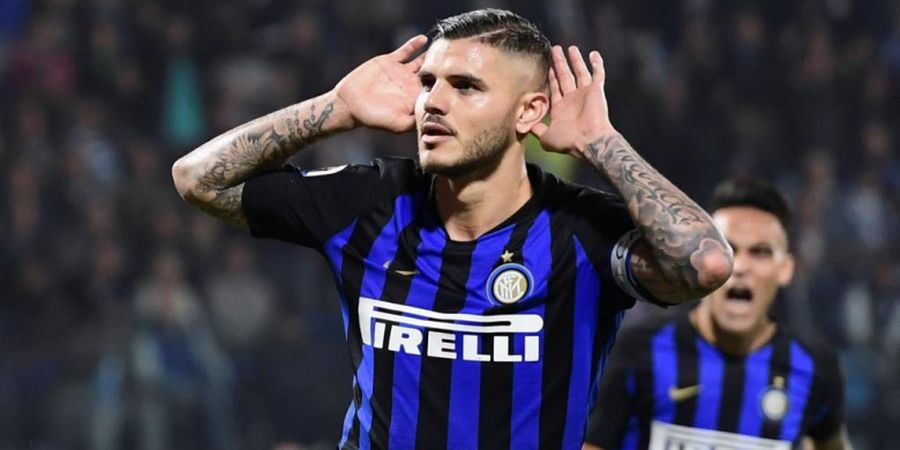 Top Scorer Inter Milan, Mauro Icardi Sejajar dengan Christian Vieri