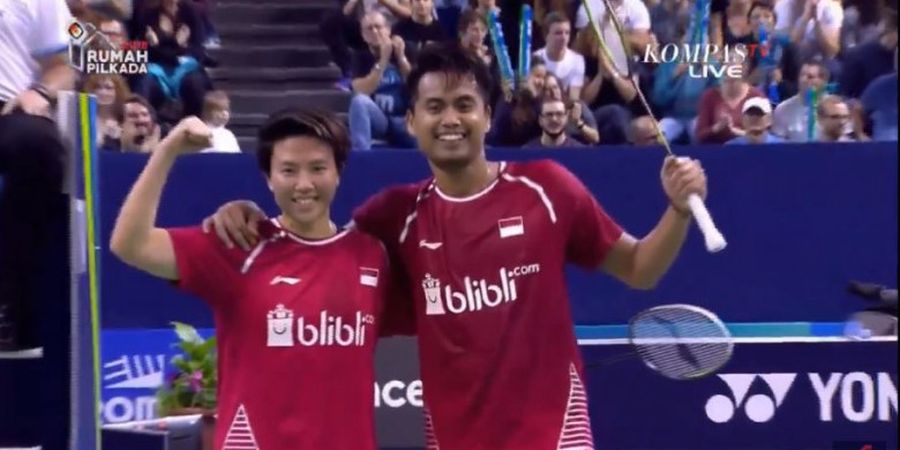 Peringkat Bulu Tangkis Dunia - Tontowi Ahmad/Liliyana Natsir Tetap, Praveen/Debby Turun 2 Setrip