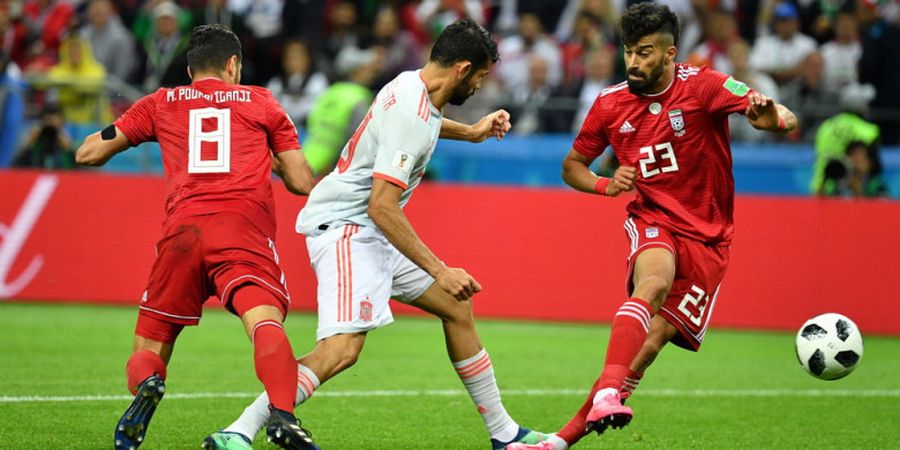 Gol Iran Dianulir Wasit, Spanyol Raih Kemenangan Perdana di Piala Dunia 2018