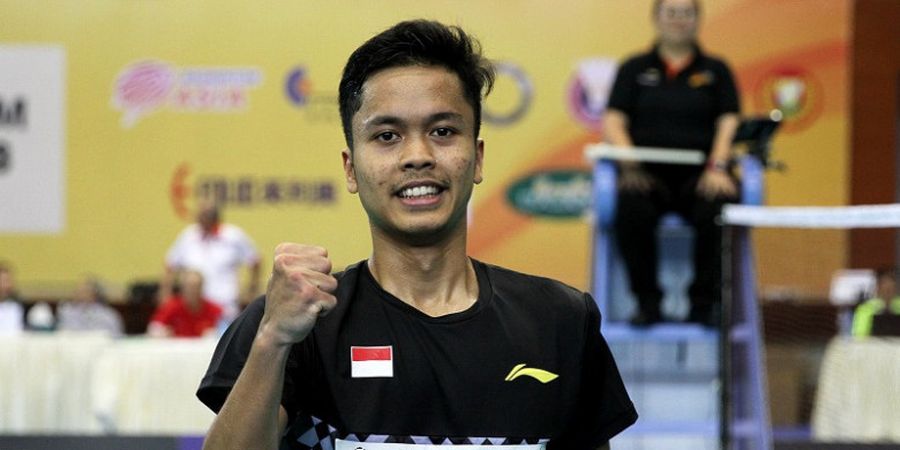 Anthony Sinisuka Ginting Pastikan Tim Putra Indonesia ke Semifinal Kejuaraan Beregu Asia 2018