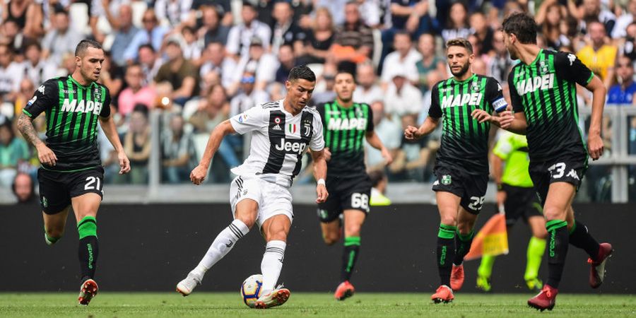 Ronaldo Mandul di Babak I, Peluang Terbaik Juventus Hadir dari Bek Sassuolo