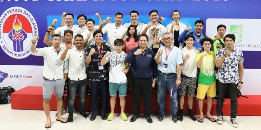 Millennium Aquatic Jakarta Juara Umum Indonesia Open Aquatic Championship 2018