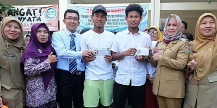 Kunjungi Sekolahnya di Magelang, Si Kembar Pemain Timnas U-16 Indonesia Dapat Wejangan Positif