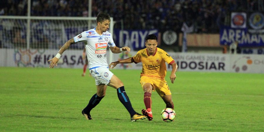 Arema FC vs Sriwijaya FC - Pencetak Gol ke Gawang Singo Edan Ini Yakin Ulang Kesuksesan