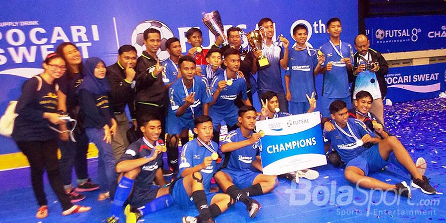 SMAN 4 Samarinda Menangi Derbi Kalimantan di Final Pocari Sweat Futsal Championship 2017