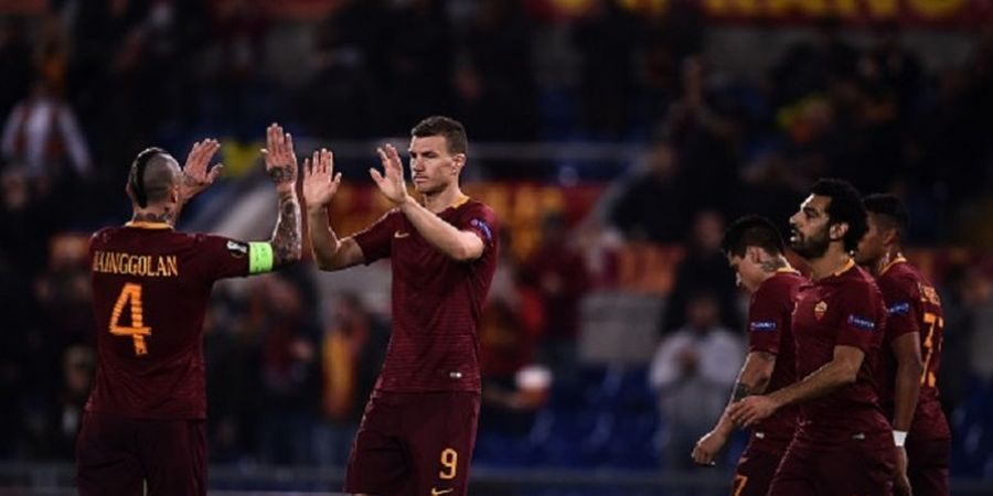 Hasil Liga Europa Grup E-H: Hat-trick Dzeko Tegaskan Status Roma