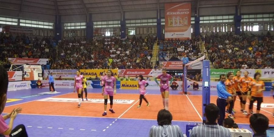 Kalahkan Vita Solo, Tim Putri Gresik Petrokimia Tembus Semifinal Livoli Divisi Utama 2017