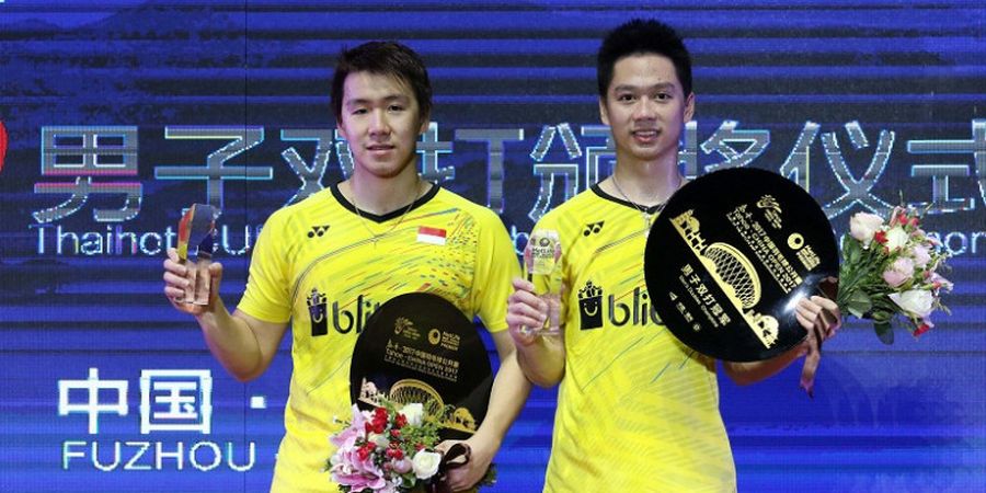 Perasaan Marcus/Kevin Setelah Juarai China Terbuka 2017