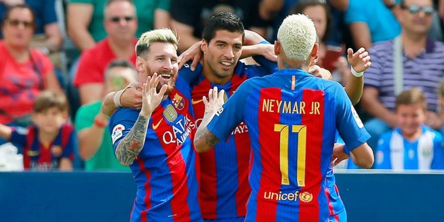 Trio MSN FC Barcelona di Jalan Benar Menuju 150 Gol Musim Ini