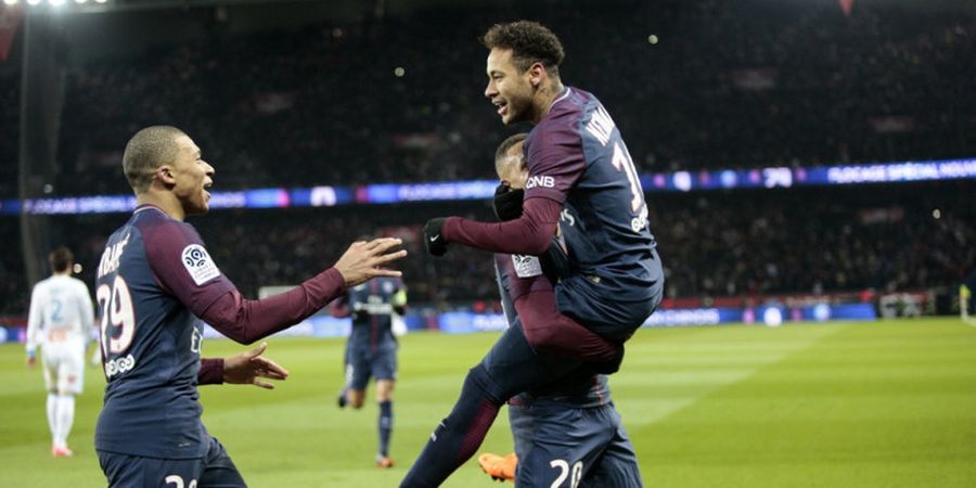 Hasil Paris Saint-Germain Vs Marseille - Tampil 10 Pemain Usai Neymar Keluar, PSG Cukur Tim Tamu