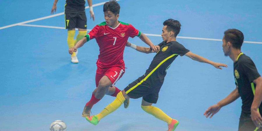 Timnas Futsal Indonesia Tertinggal dari Malaysia di Babak Pertama, Balas! 