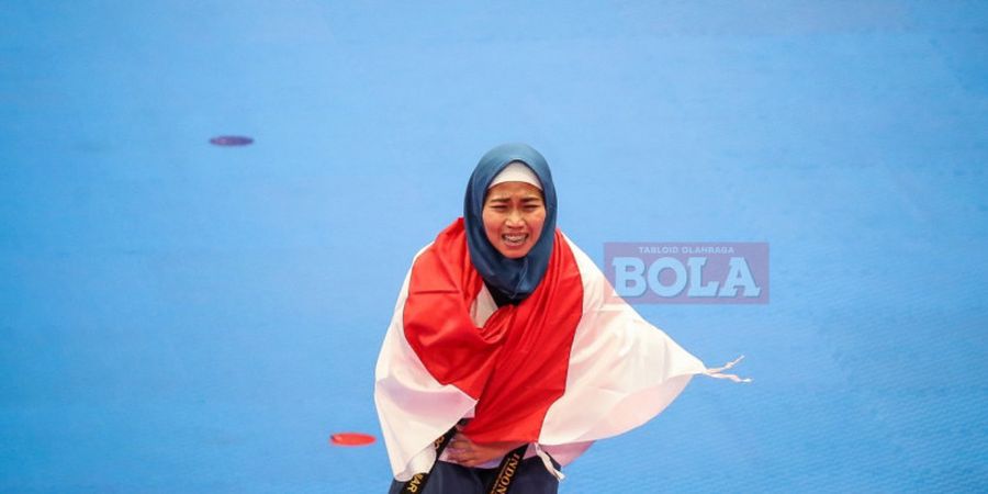 Defia Rosmaniar Disanjung Duta Taekwondo Indonesia Usai Raih Medali Emas Indonesia di Asian Games 2018
