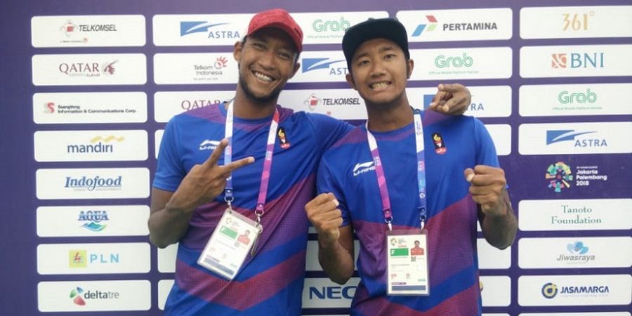 Voli Pantai Asian Games 2018 - Tim Putra Indonesia Pastikan Tiket Final setelah Ade Candra/ M Ashfiya Menang atas Wakil China