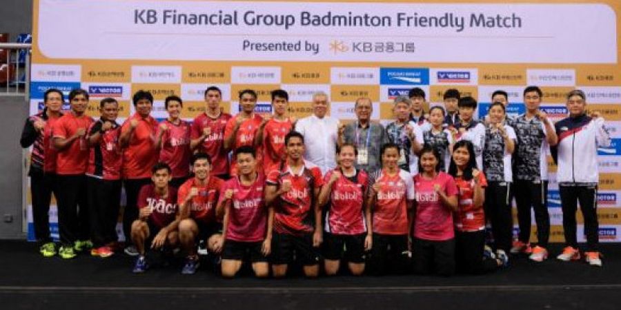 Lakoni Laga Persahabatan Jelang Asian Games 2018, Indonesia Menang 3-2 atas Korea Selatan