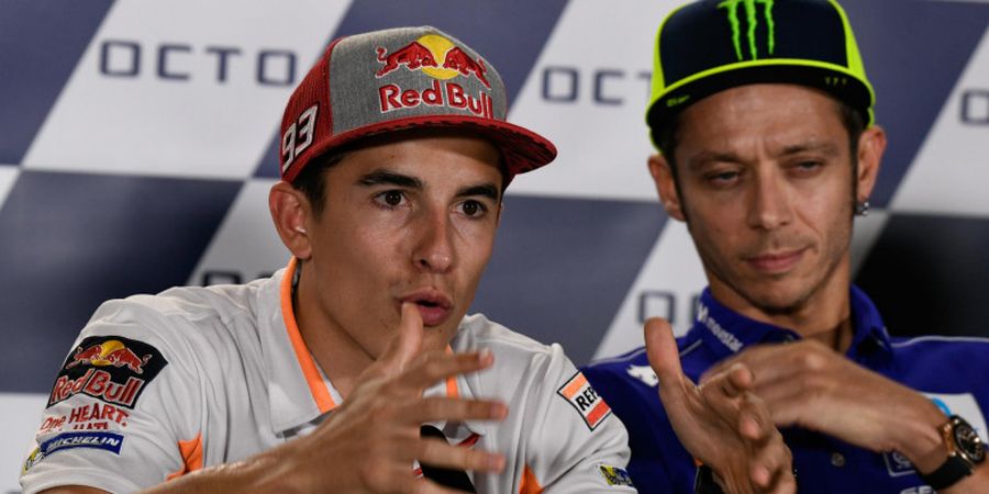 Marc Marquez Mengaku Sudah Jera Ajak Valentino Rossi Berjabat Tangan