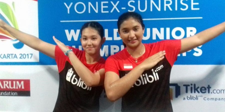 Kejuaraan Dunia Junior 2017 - Dua Ganda Putri Indonesia Lolos ke Babak Ke-4