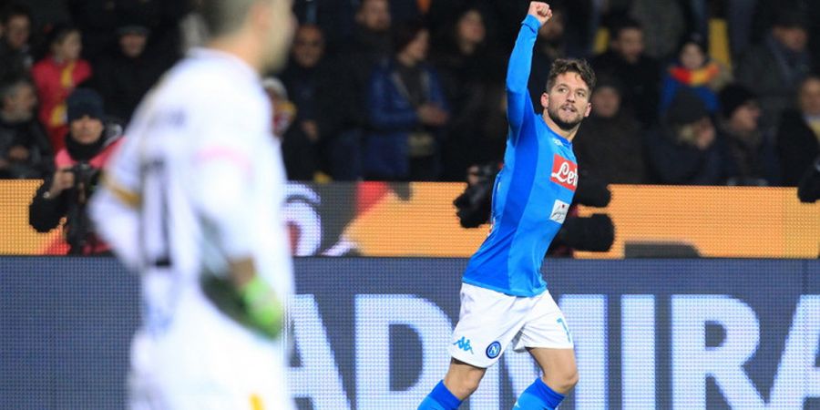 Tekuk Benevento, Napoli Kembali Geser Juventus dari Puncak Klasemen Liga Italia