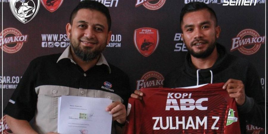 PSM Makassar Resmi Dapatkan Zulham Zamrun