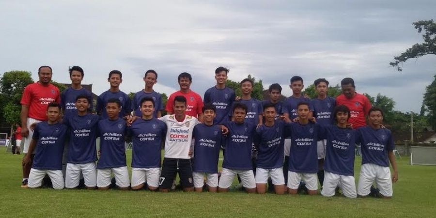 Latihan Perdana Akademi PSG di Bali Diikuti 56 Anak