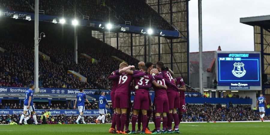 Hasil Akhir Everton Vs Manchester City - The Citizen Raih Poin Penuh di Goodison Park