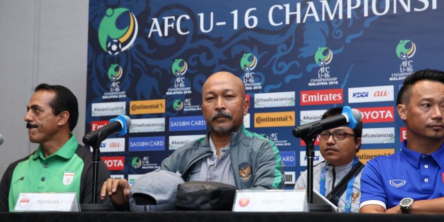 Komentar Fakhri Husaini Usai Timnas U-16 Indonesia Imbang Kontra Timnas U-16 Vietnam