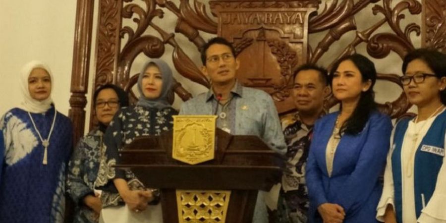 Kondisi Trotoar GBK Jadi Sorotan Sandiaga Uno Jelang Asian Games 2018